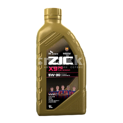 Масло моторное ZIC X9 FE 5W30 синт. API SP ACEA A5/B5  1л