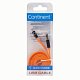 Кабель micro USB Continent 1м, оранжевый плоский QCU-5102OG (box2)