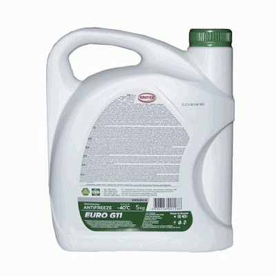 Антифриз Sintec Euro (-40) 5кг G11 (зеленый)