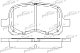 Колодки тормозные дисковые передние PBP1458 PATRON