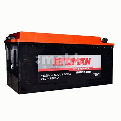 Аккумуляторная батарея 192 Ач ATOMAN п/п (болт)  51,8*22,8*23,8