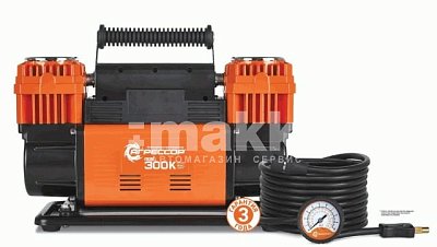 Компрессор воздушный 300 л./мин.,12V/90A АГРЕССОР AGR-300K