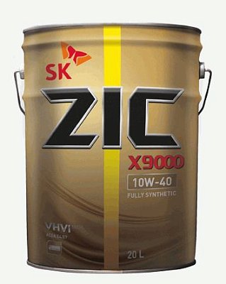 Масло моторное ZIC X9000 10W40  синтетическое 20л