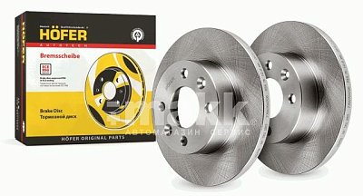 Диск тормозной передний HF 130 283 HOFER