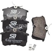 Колодки тормозные дисковые задние BP28109 SB NAGAMOCHI