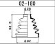 Пыльник ШРУСа Honda Accord 02-04, Integra 01-03 CR-V 01-02 наружн. 02-180 MARUICHI (хомуты в ком-те)
