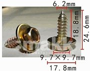 Саморез 6*19 с прессшайбой D6*18мм Н-2124