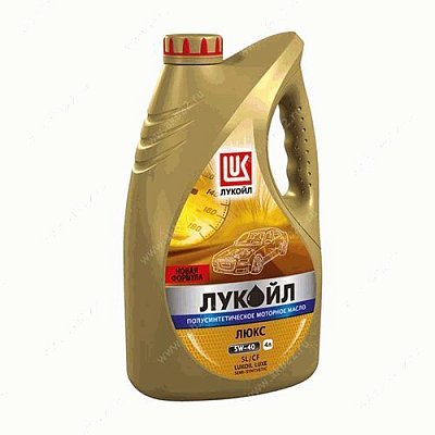 Масло моторное Лукойл Люкс SAE 5W40 (SL/CF) (п/синт.) 4 л  