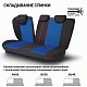 Чехлы AIRBAG полиэстер, 9 предм, передний ряд, задний ряд, черн/син 6 шт/уп TT-902P BK/BL