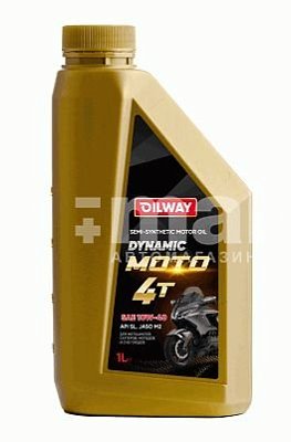 Масло моторное Oilway DYNAMIC MOTO 4T 10W40 полусинтетическое 1л
