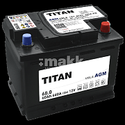 Аккумуляторная батарея 60 Ач Титан AGM о/п