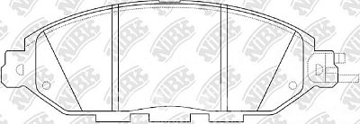Колодки тормозные передние PN50001 NIBK