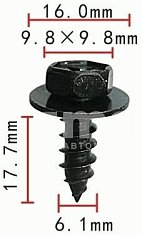 Саморез 6*18 с прессшайбой D6*16 Н-2009