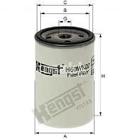 Фильтр топливный Hengst H60WK07 (WK 723) , Atlas, Deutz, Volvo