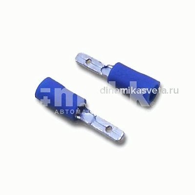 Разъем плоский "папа" изолорованный TITAN MDV2-110 (0,8мм*2,8мм,сечение 1,5мм-2,5мм,винил)