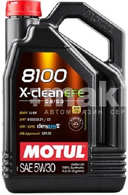 Масло моторное Motul Авто 8100 X-CLean EFE 5w30 109471 5л