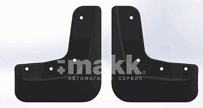 Брызговики черные модель Toyota Camry (15-17) передний ряд (к-т 2шт) SRTK BR.P.TY.CAM.15G.06012