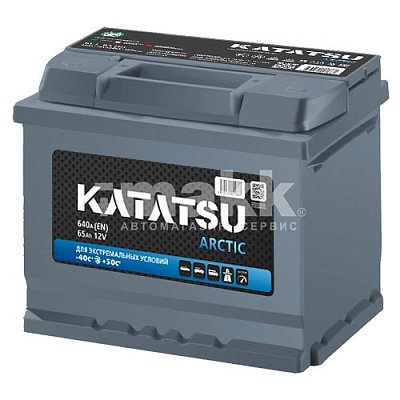 Аккумуляторная батарея 65 Ач Katatsu Arctic о/п 24,2*17,5*19