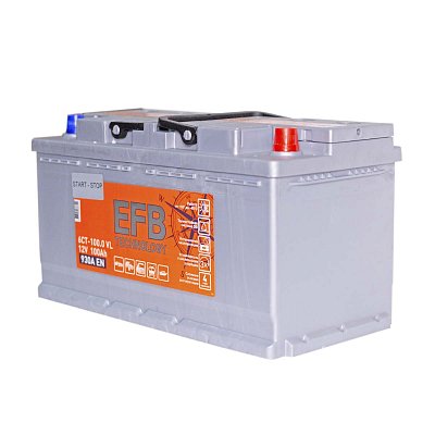 Аккумуляторная батарея 100 Ач Титан EFB о/п  35,2*17,5*19
