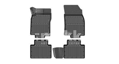 Коврики в салон Nissan X-Trail (15+) к-т 4шт черный SRTK NS.X.TR.15G.02X71