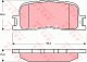 Колодки тормозные дисковые задние PBP7011 PATRON