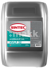 Масло гидравлическое Sintec Hydraulic HVLP 32 20л 