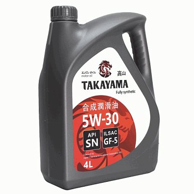 Масло моторное TAKAYAMA 5W30 SN/CF C3 синтетическое 4л