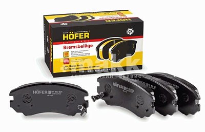 Колодки тормозные передние HF 350 525 HOFER