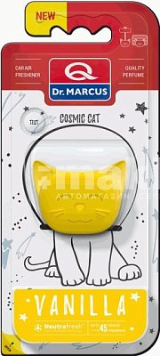 Ароматизатор на дефлектор Dr.Marcus COSMIC CAT Vanilla 15г DM949box