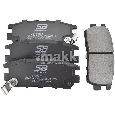 Колодки тормозные дисковые задние BP23280 SB NAGAMOCHI