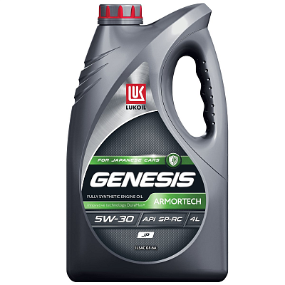 Масло моторное Лукойл Genesis ARMORTECH JP (SP-RC/ILSAC GF-6А) синт. 5W30 4 л. Акция 4+1