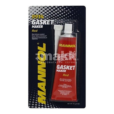 Герметик прокладок MANNOL высокотемпературный красный 85гр 9914