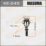 Клипса пластм. крепежная KE-245 Европа Masuma