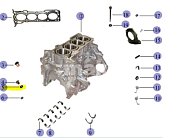 Прокладка пробки масляного поддона JAC Москвич 3 1002017GG010 OEM