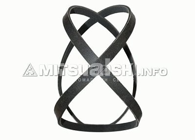 Ремень поликлиновой 4PK1080 Toyota 4E-FE ГУР+Конд., 1G-FE 96- Ген., SUZUKI H25 Конд., MMC