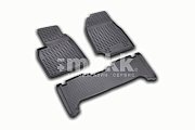 Коврики салона Novline модель TOYOTA Land Cruiser100 1998-2007 черный (к-т 3шт) NLC.48.06.210k