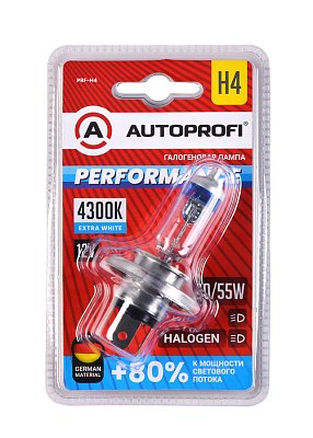 Автолампа H4 12V 60/55W Autoprofi PERFORMANCE +80%