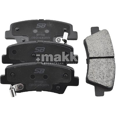 Колодки тормозные дисковые задние HYUNDAI: SOLARIS, ACCENT ELANTRA KIA RIO BP11538 SB NAGAMOCHI
