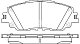 Колодки тормозные передние TOYOTA Camry V70, RAV4, RAV5 LEXUS ES350 300H BP21015 SB NAGAMOCHI