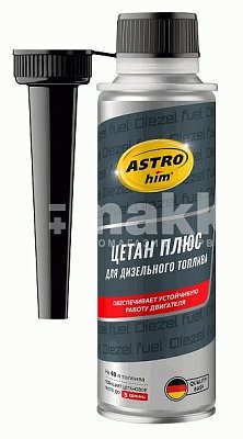 Присадка в дизельное топливо ASTROhim Цетан плюс 300мл АC190
