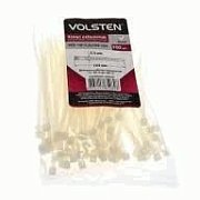 Хомут-стяжка 3,6*250 Volsten нейлон белый 100шт/уп
