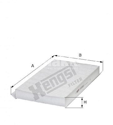 Фильтр салонный Hengst E3982LI (CU 2747) LAND ROVER