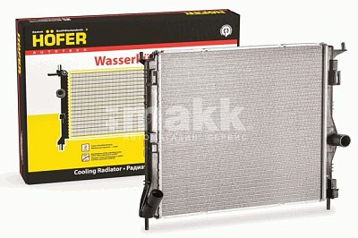 Радиатор охлаждения RENAULT Logan (08-); LADA Largus (12-) MT паяный HF 708 464 Hofer