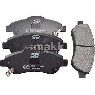 Колодки тормозные дисковые передние HONDA CR-V RE3,RE4 06- Европа BP28808 SB NAGAMOCHI