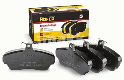 Колодки тормозные передние HF 350 809 HOFER