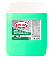 Антифриз  Sintec Euro (-40) 20кг G11 ( зеленый) 