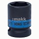 Головка торцевая ударная шестигранная 1/2", 21 мм King Tony 453521M