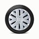 Колпаки Autoprofi  пластик регулир обод к-т 4пр металлик 14"(350мм) 4шт/уп WC-1145 SILVER (14)
