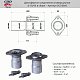 Демпферное соединение с d55 на d60мм в сборе. CBD. DCU5560