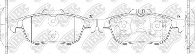 Колодки тормозные задние PN2701/PN0521 NIBK